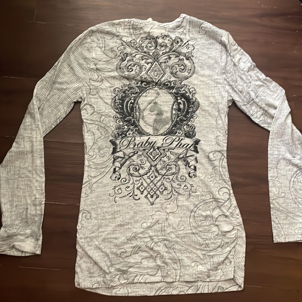 Y2k 90s Grunge Goth Emo twilight Baby Phat long sleeve